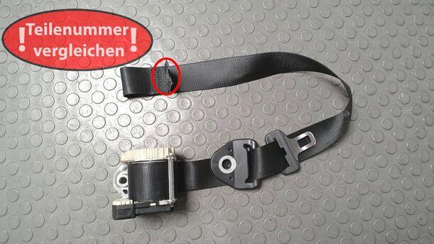 Foto: SICHERHEITSGURT VORN RECHTS ( TWINTOP ) eines Opel Astra Twin Top 1.8