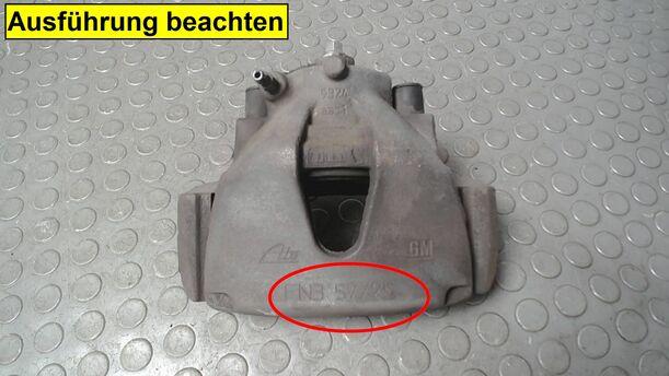 Foto: BREMSSATTEL VORN RECHTS ( ATE ) eines Opel Astra Twin Top 1.8