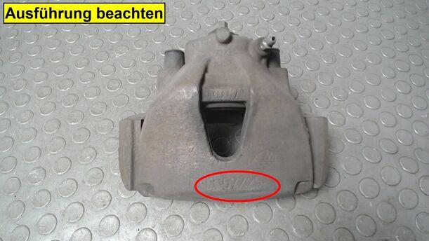 Foto: BREMSSATTEL VORN LINKS ( ATE ) eines Opel Astra Twin Top 1.8