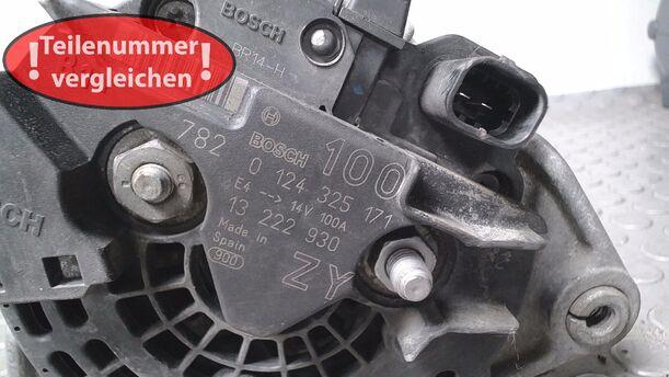 Foto: LICHTMASCHINE ( 100A ) eines Opel Corsa 1.2 16V