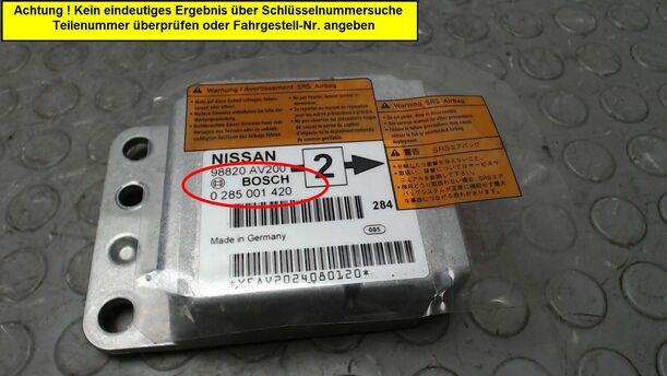 Foto: AIRBAGSTEUERGERÄT eines Nissan Primera Traveller 1.8