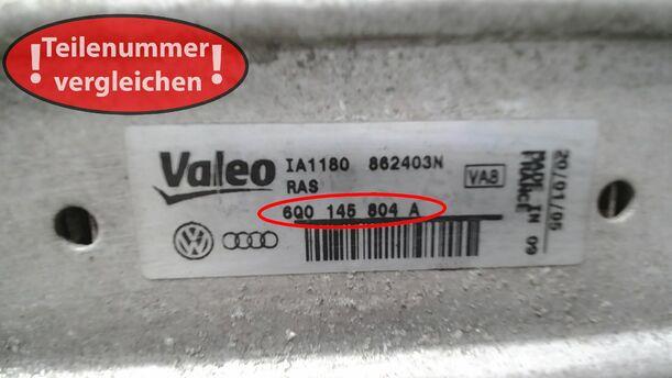 Foto: LADELUFTKÜHLER eines VW Polo 1.9 TDI