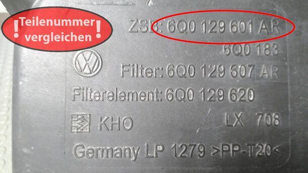 Foto: LUFTFILTERKASTEN eines VW Polo 1.9 TDI