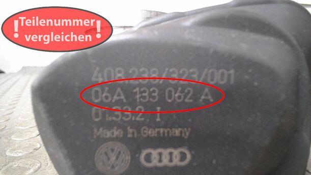 Foto: DROSSELKLAPPENSTUTZEN/ DROSSELKLAPPE eines Audi A3 1.6