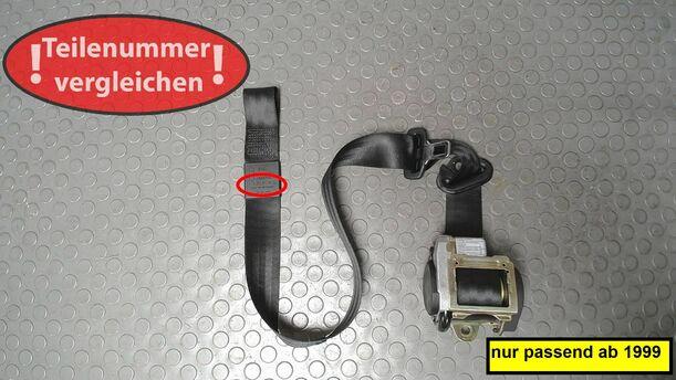 Foto: SICHERHEITSGURT VORN RECHTS ( 2/3 TÜRER ) eines Audi A3 1.6