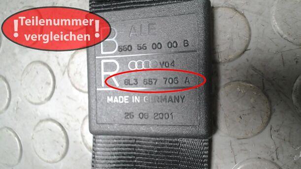 Foto: SICHERHEITSGURT VORN RECHTS ( 2/3 TÜRER ) eines Audi A3 1.6