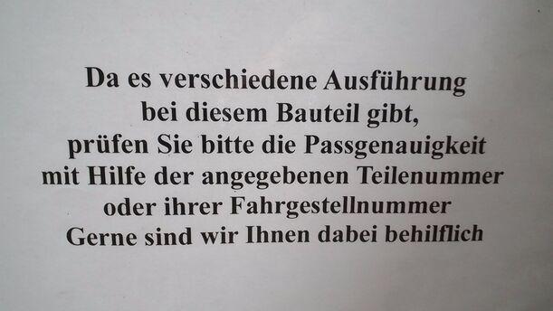Foto: SICHERHEITSGURT VORN RECHTS ( 2/3 TÜRER ) eines Audi A3 1.6