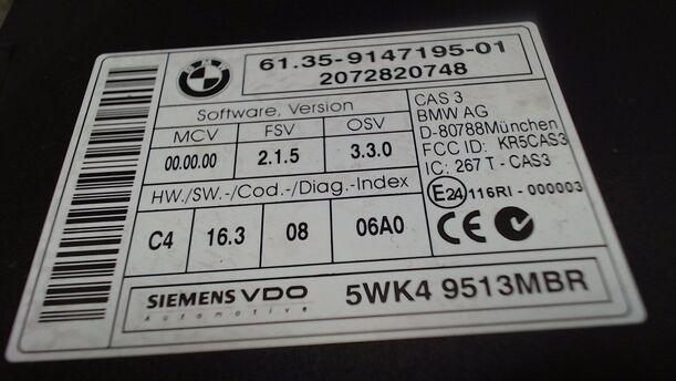 Foto: STEUERGERÄT WEGFAHRSPERRE eines BMW 116i