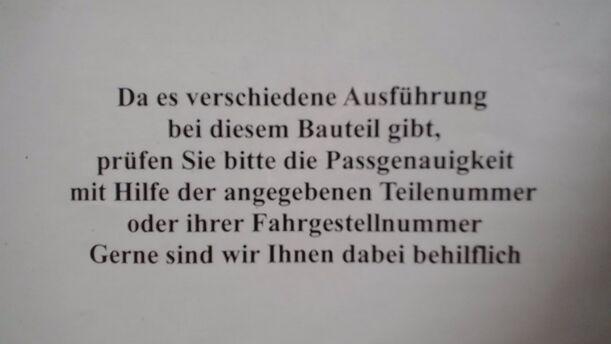 Foto: SCHEIBENWISCHERSCHALTER eines Audi A3 1.6