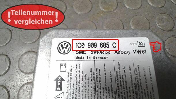 Foto: STEUERGERÄT AIRBAG/ AIRBAGSTEUERGERÄT eines VW Passat Variant 1.9 TDI