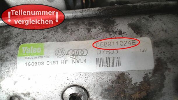 Foto: ANLASSER / STARTER VALEO eines VW Passat Variant 1.9 TDI
