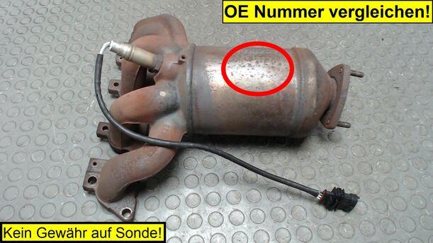 Foto: AUSPUFFKRÜMMER MIT KATALYSATOR eines Opel Meriva 1.6 16V LX