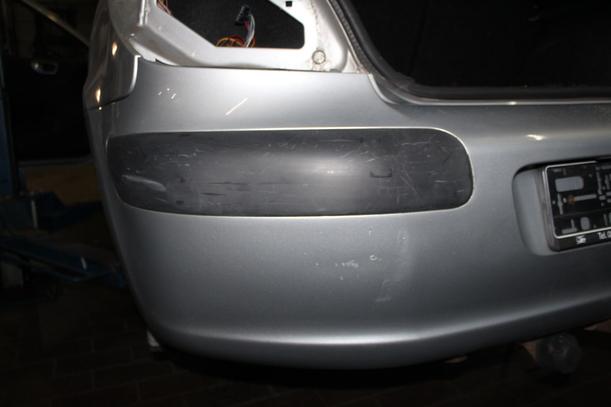 Foto: STOSSFÄNGER / STOßSTANGE HINTEN ( LIMOUSINE ) eines Peugeot 307 110