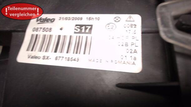 Foto: SCHEINWERFER LINKS (H7 ohne Nebel) VALEO eines Fiat Punto 1.2