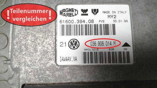 Foto: STEUERGERÄT EINSPRITZUNG/ MOTORSTEUERGERÄT eines VW Golf 1.4
