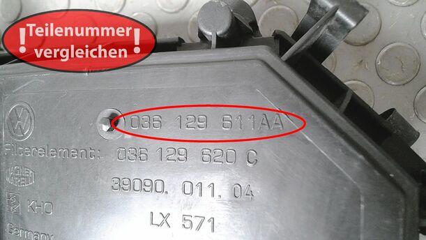 Foto: LUFTFILTERKASTEN AKQ eines VW Golf 1.4 GLX