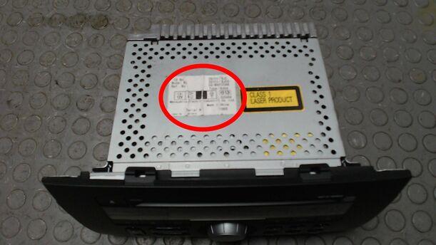 Foto: RADIO eines Suzuki SX4 1.6 VVT GLX