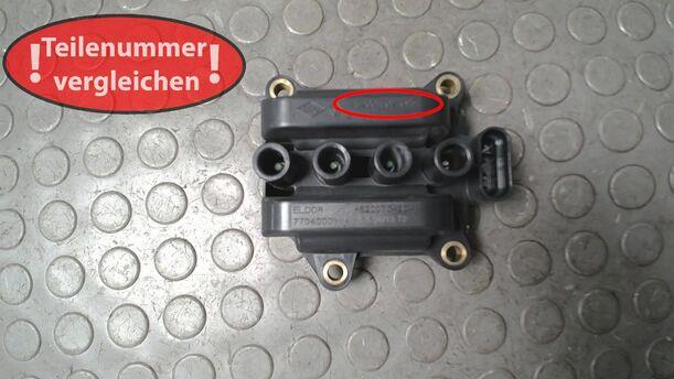 Foto: ZÜNDSPULE eines Renault Clio 1.2 16V GLX