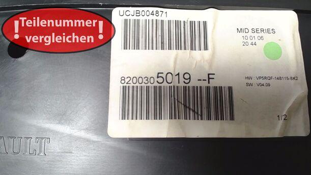 Foto: TACHOEINHEIT eines Renault Clio 1.2 16V GLX