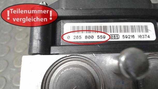 Foto: HAUPTBREMSAGGREGAT ABS eines Renault Clio 1.2 16V GLX