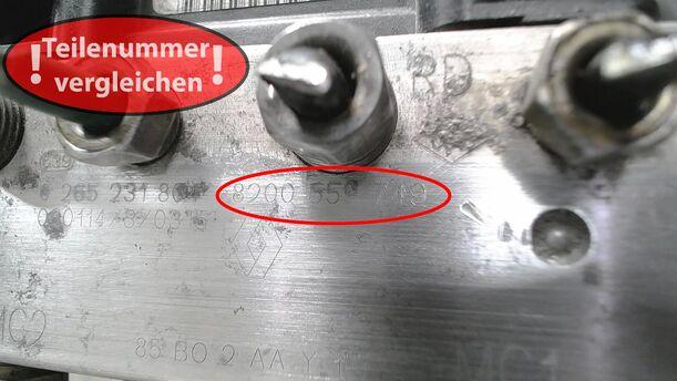 Foto: HAUPTBREMSAGGREGAT ABS eines Renault Clio 1.2 16V GLX
