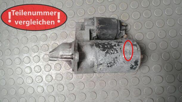 Foto: ANLASSER / STARTER  BOSCH eines Opel Corsa 12V Business