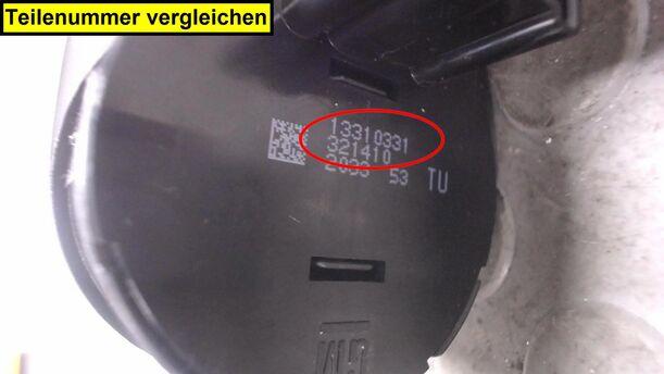 Foto: LICHTSCHALTER eines Opel Corsa 1.4 16V Business