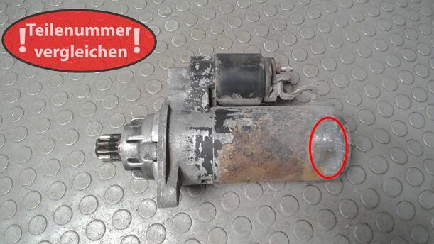 Foto: ANLASSER / STARTER  BOSCH eines Ford Galaxy TDI Business