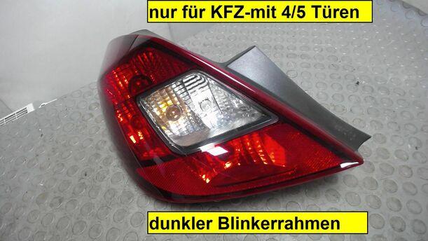 Foto: HECKLEUCHTE / RÜCKLEUCHTE LINKS eines Opel Corsa 1.4 16V Business