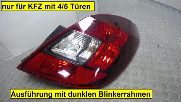 Foto: HECKLEUCHTE / RÜCKLICHT RECHTS eines Opel Corsa 1.4 16V Business