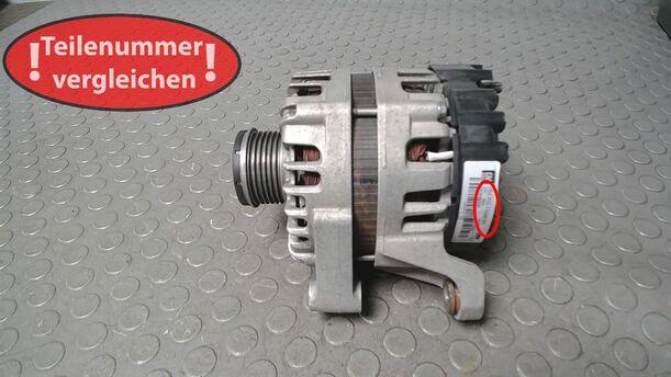 Foto: LICHTMASCHINE ( VALEO / 130A ) eines Opel Mokka 1.4 Turbo ecoFLEX Start/Stop SX