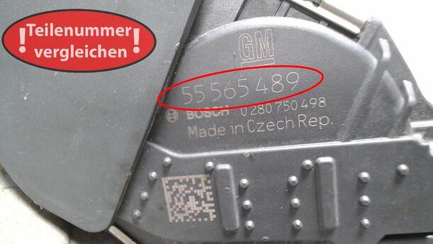 Foto: DROSSELKLAPPENSTUTZEN/ DROSSELKLAPPE B14NET eines Opel Mokka 1.4 Turbo ecoFLEX Start/Stop SX
