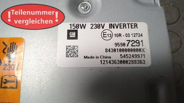 Foto: STEUERGERÄT STROMVERSORGUNG/ INVERTER eines Opel Mokka 1.4 Turbo ecoFLEX Start/Stop SX