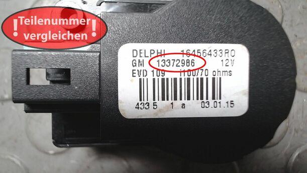 Foto: STELLMOTOR UMLUFTKLAPPE eines Opel Mokka 1.4 Turbo ecoFLEX Start/Stop SX