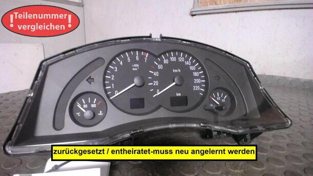 Foto: TACHOEINHEIT (ENTHEIRATET-FÜR EASYTRONIK) eines Opel Meriva 1.6 16V SX