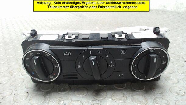 Foto: HEIZUNGSBETÄTIGUNG ( KLIMAANLAGE ) eines Mercedes-Benz B 180 CDI SX