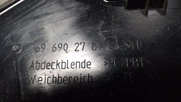 Foto: BLENDE SCHANIERSÄULE / A SÄULE LINKS eines Mercedes-Benz B 180 CDI SX