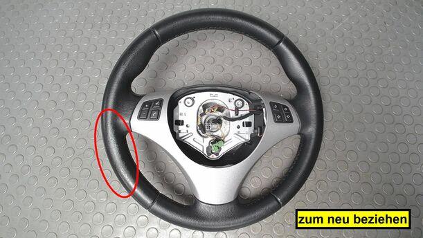Foto: LEDERLENKRAD ( OHNE AIRBAG/ ZUM NEU BEZIEHEN ) eines BMW 116i SX