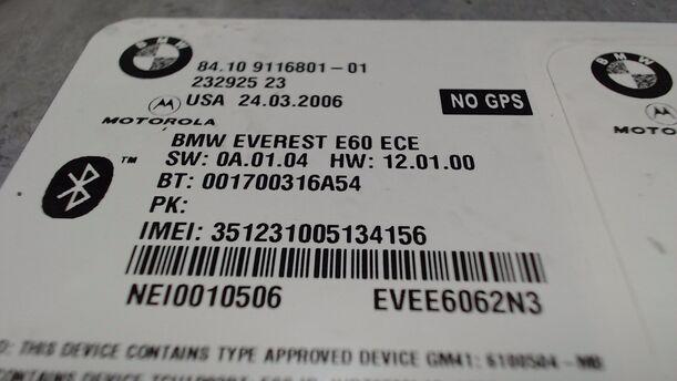 Foto: STEUERGERÄT BLUETOOTH eines BMW 320d DPF Touring GL