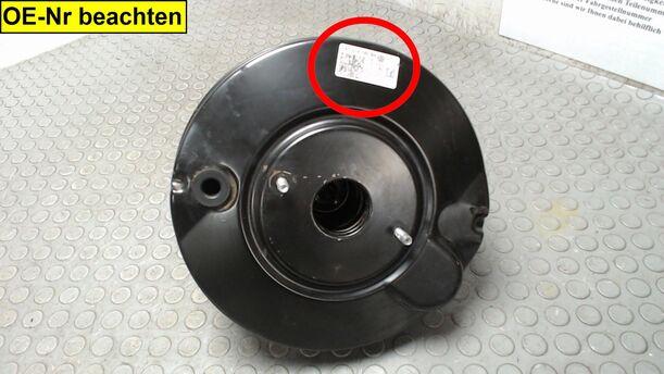 Foto: BREMSKRAFTVERSTÄRKER eines VW Golf Plus 1.9 TDI