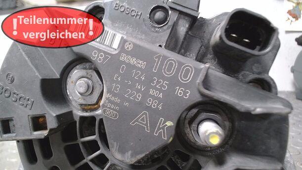 Foto: LICHTMASCHINE ( 100A ) eines Opel Meriva 1.6 16V