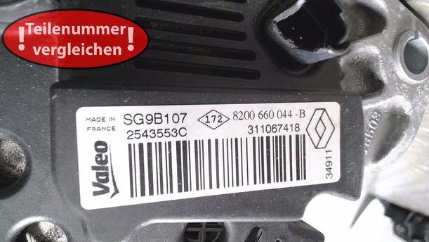 Foto: LICHTMASCHINE ( 70A ) eines Dacia Sandero 1.2 16V