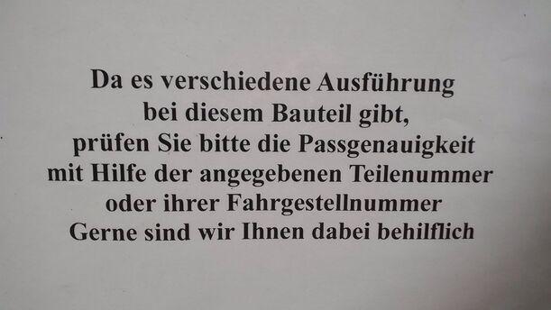 Foto: ANTRIEBSWELLE LINKS eines Mitsubishi Colt 1.1