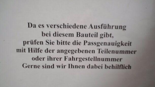 Foto: ANTRIEBSWELLE LINKS ( SCHALTGETRIEBE ) eines VW Polo 1.4
