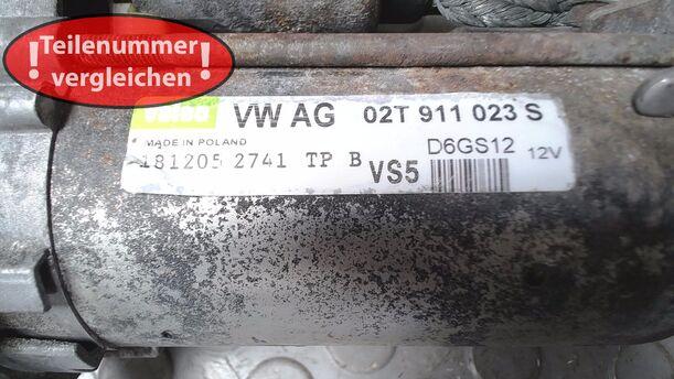 Foto: ANLASSER / STARTER VALEO eines VW Polo 1.4