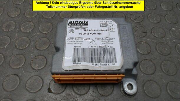 Foto: AIRBAGSTEUERGERÄT eines Citroen Xsara Picasso 1.8i