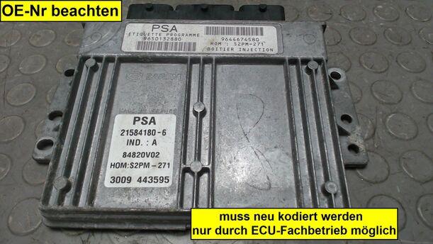 Foto: STEUERGERÄT EINSPRITZUNG / MOTORSTEUERGERÄT eines Citroen Xsara Picasso 1.8i