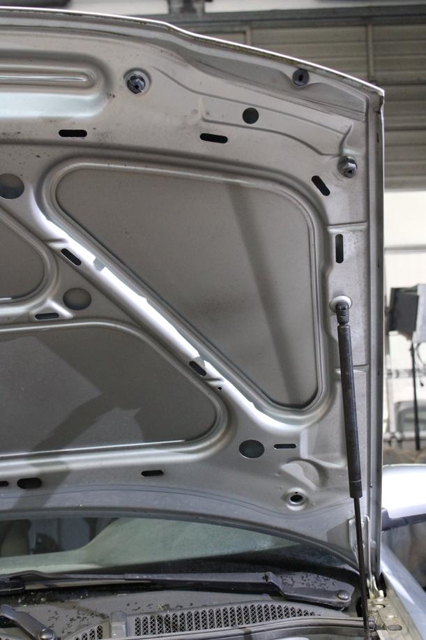 Foto: MOTORHAUBE ( VOR FACELIFT ) eines Audi A3 1.6 Cup