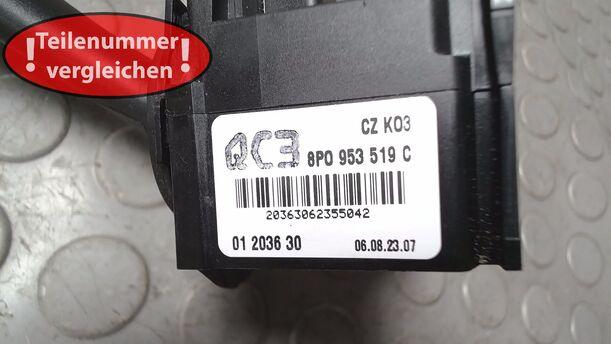 Foto: SCHEIBENWISCHERSCHALTER eines Audi TT Coupe 3.2 quattro S tronic Cup