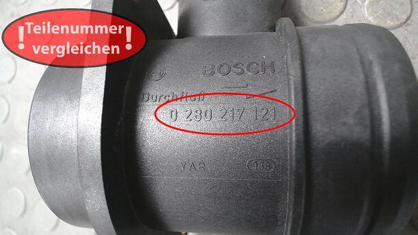 Foto: LUFTMASSENMESSER eines VW Golf 1.9 TDI Cup